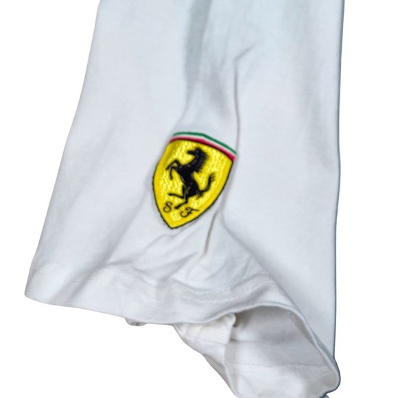 Scuderia Ferrari F1 Formula 1 Glory Ride Graphic T-Shirt Mens Navy White Size XL - Picture 5 of 10
